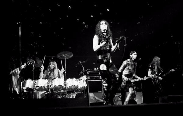 Alice Cooper tijdens de Killer-tour in 1972.
