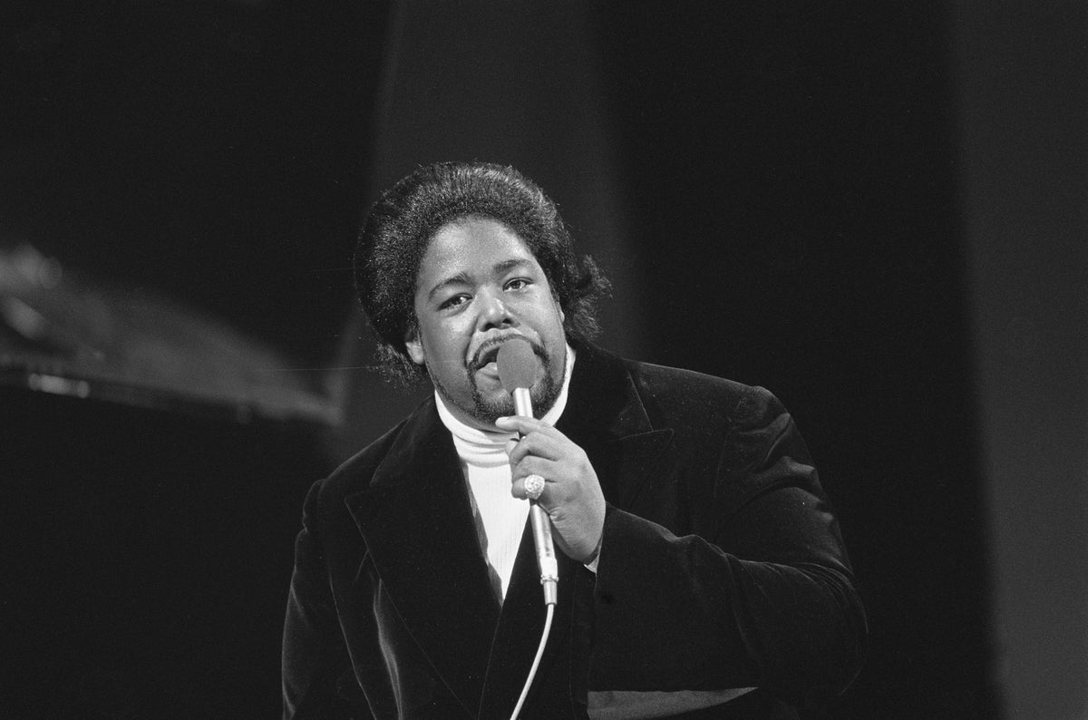 Barry White tijdens het Grand Gala du Disque in de Amsterdamse RAI op 17 februari 1974