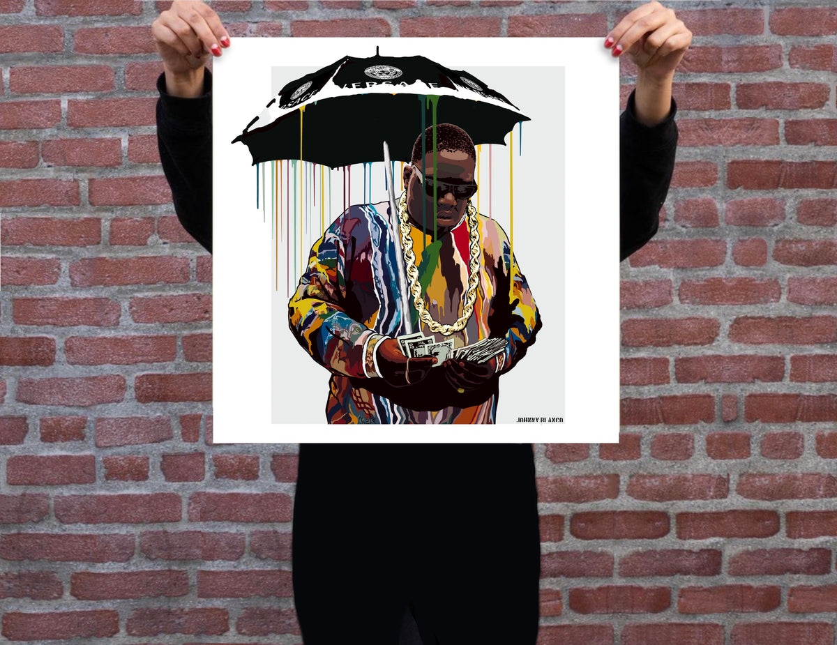 Artwork van The Notorious B.I.G. door Johnny Blanco