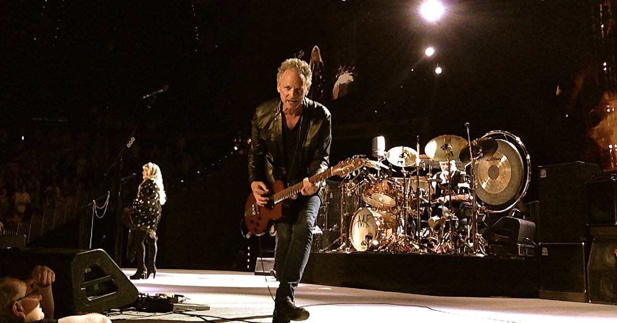 Fleetwood Mac tijdens een optreden in Atlanta in 2013