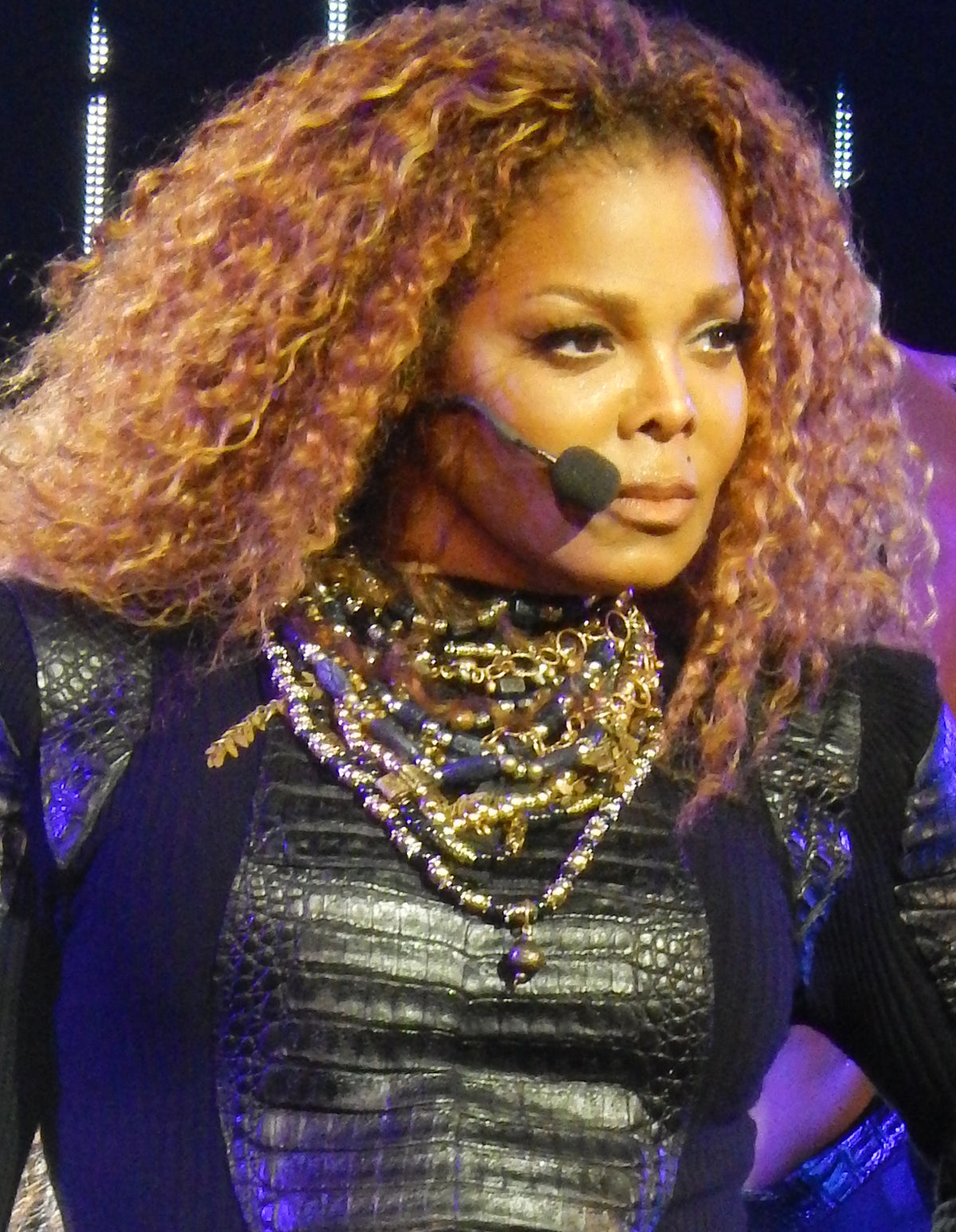 Janet Jackson tijdens de Unbreakable World Tour in San Francisco, 14 oktober 2015