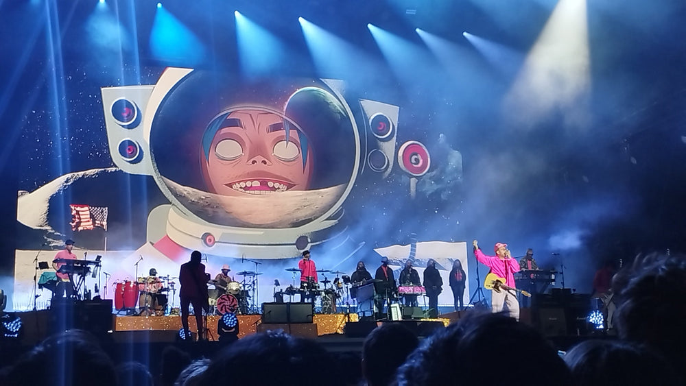 Gorillaz live tijdens We Love Green 2022