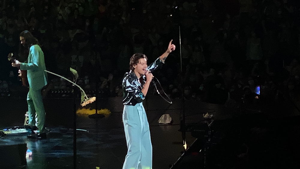 Harry Styles live tijdens Love On Tour in 2021