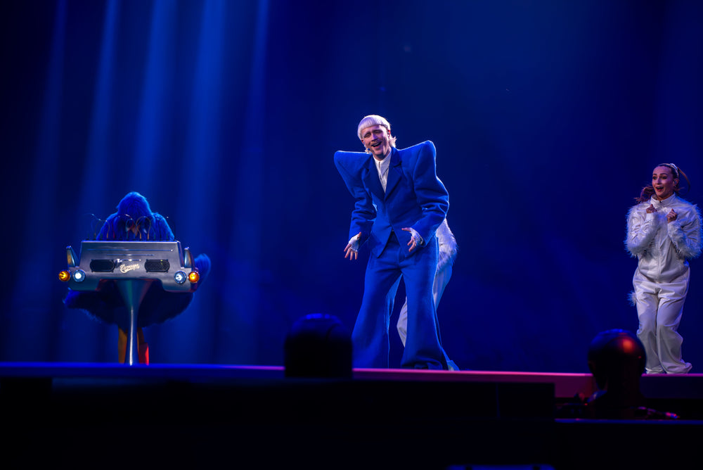 Joost Klein tijdens de halve finale van het Eurovisie Songfestival 2024
