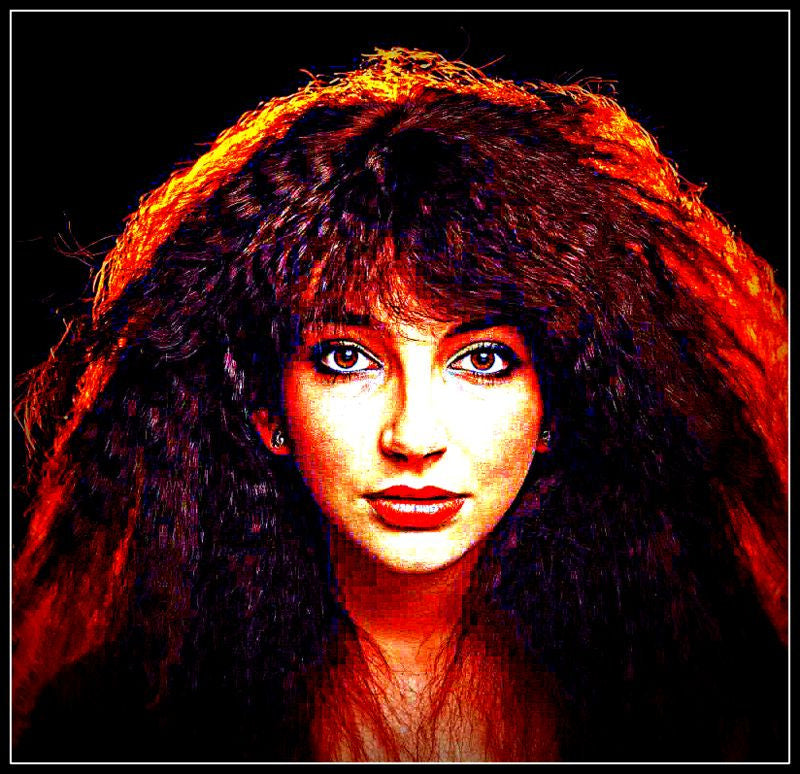Portret van Kate Bush