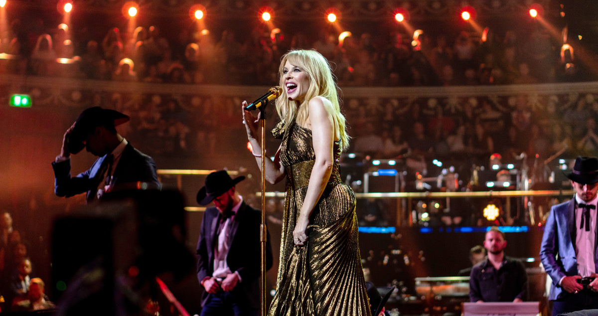 Kylie Minogue zingt tijdens The Queen's Birthday Party in 2018