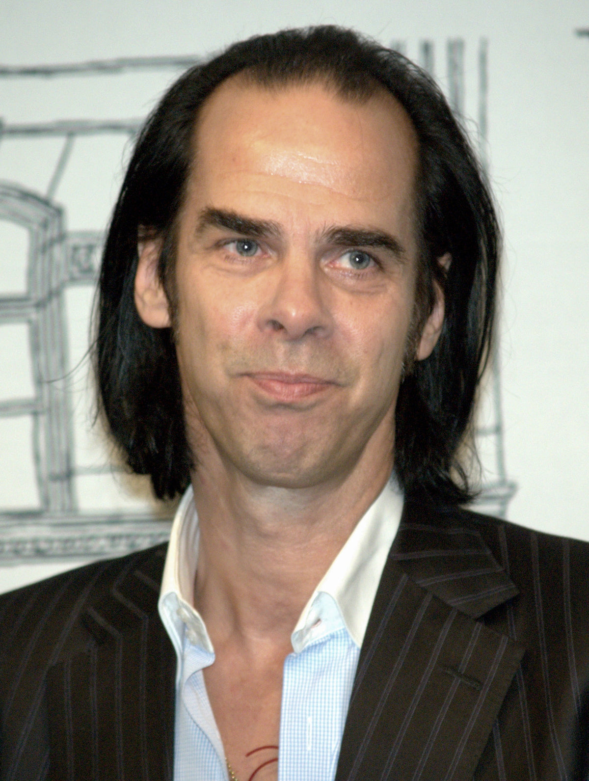 Nick Cave bij een boekpresentatie in New York in 2009