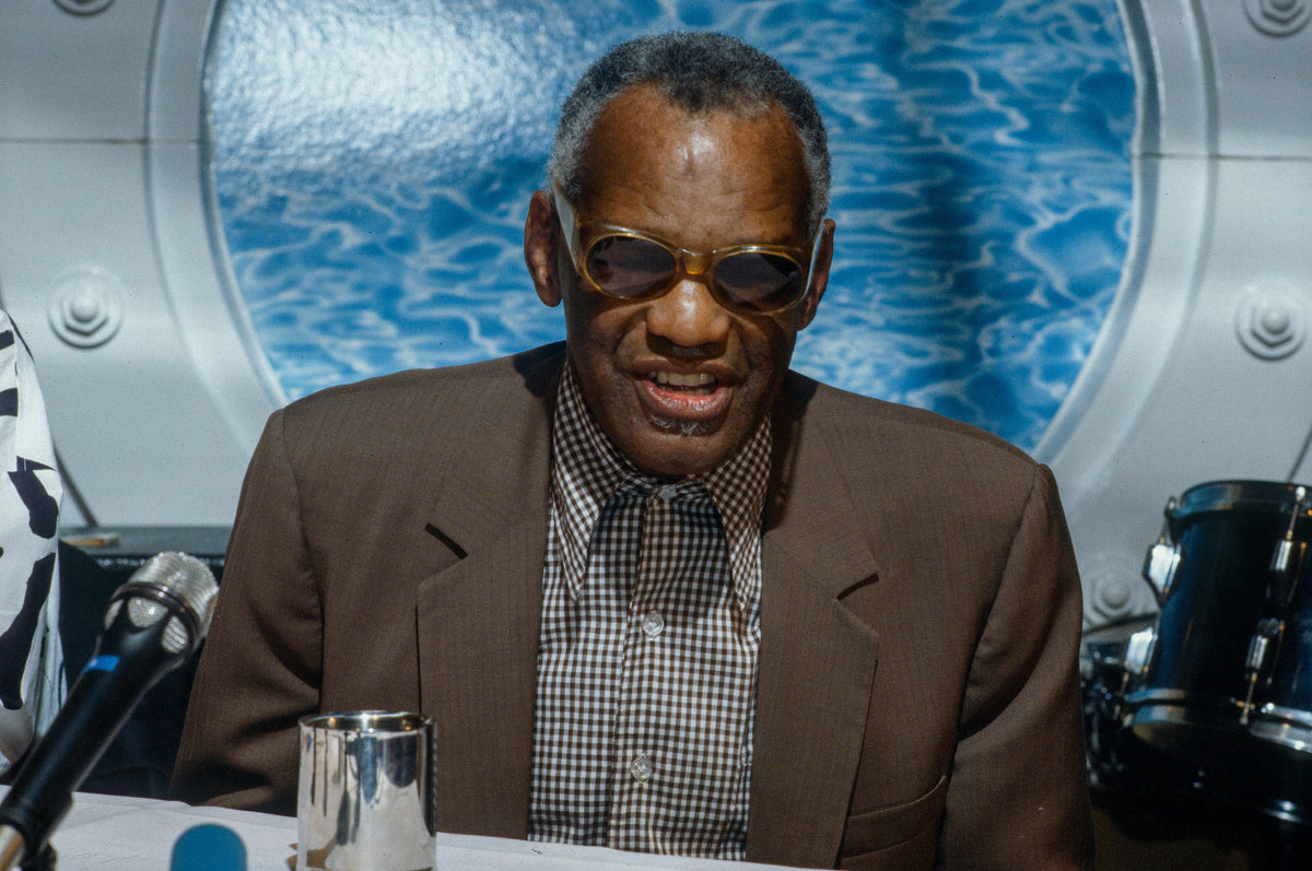 Ray Charles in 1986; foto Comet Photo AG / ETH-Bibliothek