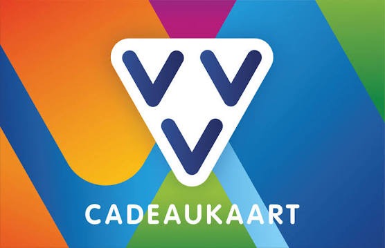 VVV Cadeaukaart met het kleurrijke kaartontwerp
