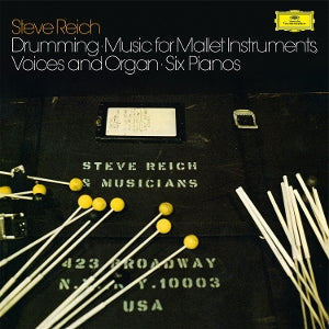 Steve Reich – Drumming / Music For Mallet Instruments, Voices and Organ / Six Pianos (3LP Vinyl)