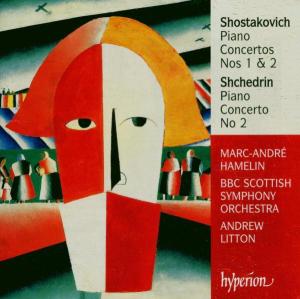 Marc-André Hamelin & Andrew Litton & Orchestre symphonique écossais de la BBC – Chostakovski & Schneidreine : Concertos pour piano (1 CD)