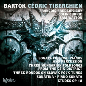 Cedric Tiberghien – Bartók: Sonate für 2 Klaviere und Schlagzeug & andere (1 CD)