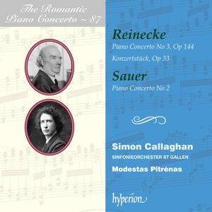 Simon Callaghan & Sinfonieorchester St. Gallen – Reinecke & Sauer Piano Concertos (1CD)