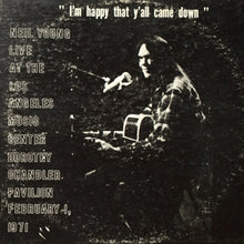 NEIL YOUNG – Dorothy Chandler Pavilion 1971 vinyl