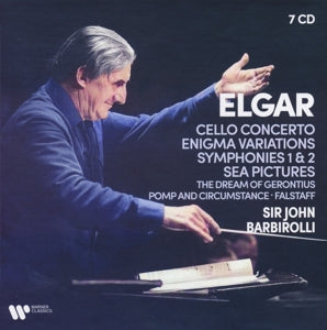 John Barbirolli – Elgar: Cellokonzert/Enigma-Variationen/Symphonien 1 & 2/Sea Pictures (7CD)