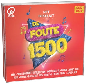 Various – Qmusic: Het Beste Uit De Foute 1500 cd
