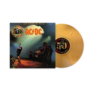 AC/DC – Let There Be Rock (50th Anniversary Gold Color Vinyl) (1LP, Coloured Vinyl)
