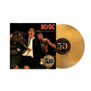 AC/DC – If You Want Blood You've Got It (50th Anniversary Gold Color Vinyl) vinyl