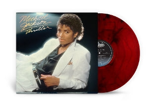 MICHAEL JACKSON – Thriller (Limited Edition Red & Black Marble Vinyl) (1LP, Coloured Vinyl, Reissue)