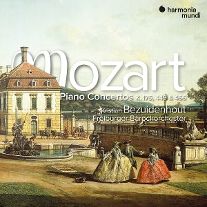 Kristian Bezuidenhout & Freiburger Barockorchester – Mozart: Klavierkonzerte KV 175, 449 & 466 (1 CD)
