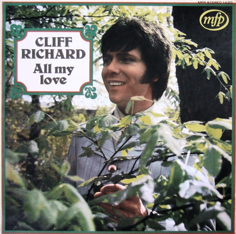 Cliff Richard – All My Love, Music For Pleasure MFP 1420: voorhoes