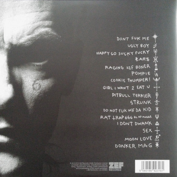 Die Antwoord – Donker Mag — achterhoes met tracklist