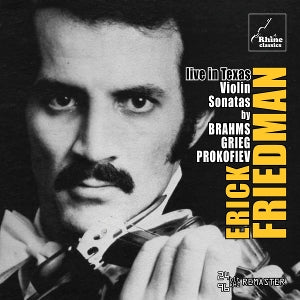 Friedman, Erick – Live In Texas cd