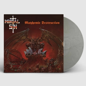 Mortal Sin – Mayhemic Destruction (1 LP, vinyle de couleur, réédition)