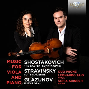 Duo Phone – Musik für Viola und Klavier von Schostakowitsch, Strawinsky, Glasunow (1 CD)
