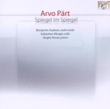 Benjamin Hudson – Arvo Part: Spiegel Im Spiegel cd