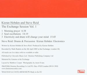Hebden, Kieran – Exchange Sessions 1 cd