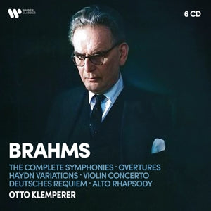 Otto Klemperer – Brahms: Sämtliche Sinfonien, Ouvertüren, Haydn-Variationen, Violinkonzert, Requiem, Alt-Rhapsodie (6-CD-Boxset)