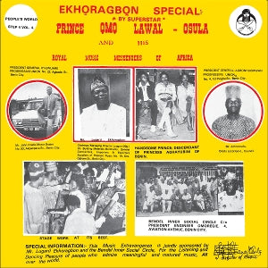 Prince Omo Lawal-Osula & His Royal Music Messengers of Africa – Oru Ye Ye Ye (1LP Vinyl)
