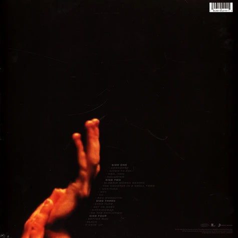 Achterzijde van Pearl Jam Live On Two Legs met de tracklist