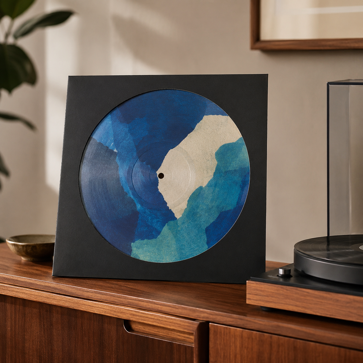 Picture-disc-hoes in een warme luisterruimte