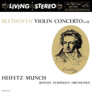 Jascha Heifetz & Charles Munch & Boston Symphony Orchestra – Beethoven : Concerto pour violon (en ré) (Vinyle 2 LP)