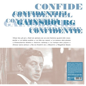Gainsbourg, Serge – Confidentiel vinyl