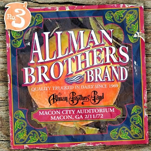 Allman Brothers Band – Macon City Auditorium Macon, Ga 2/11/72 cd