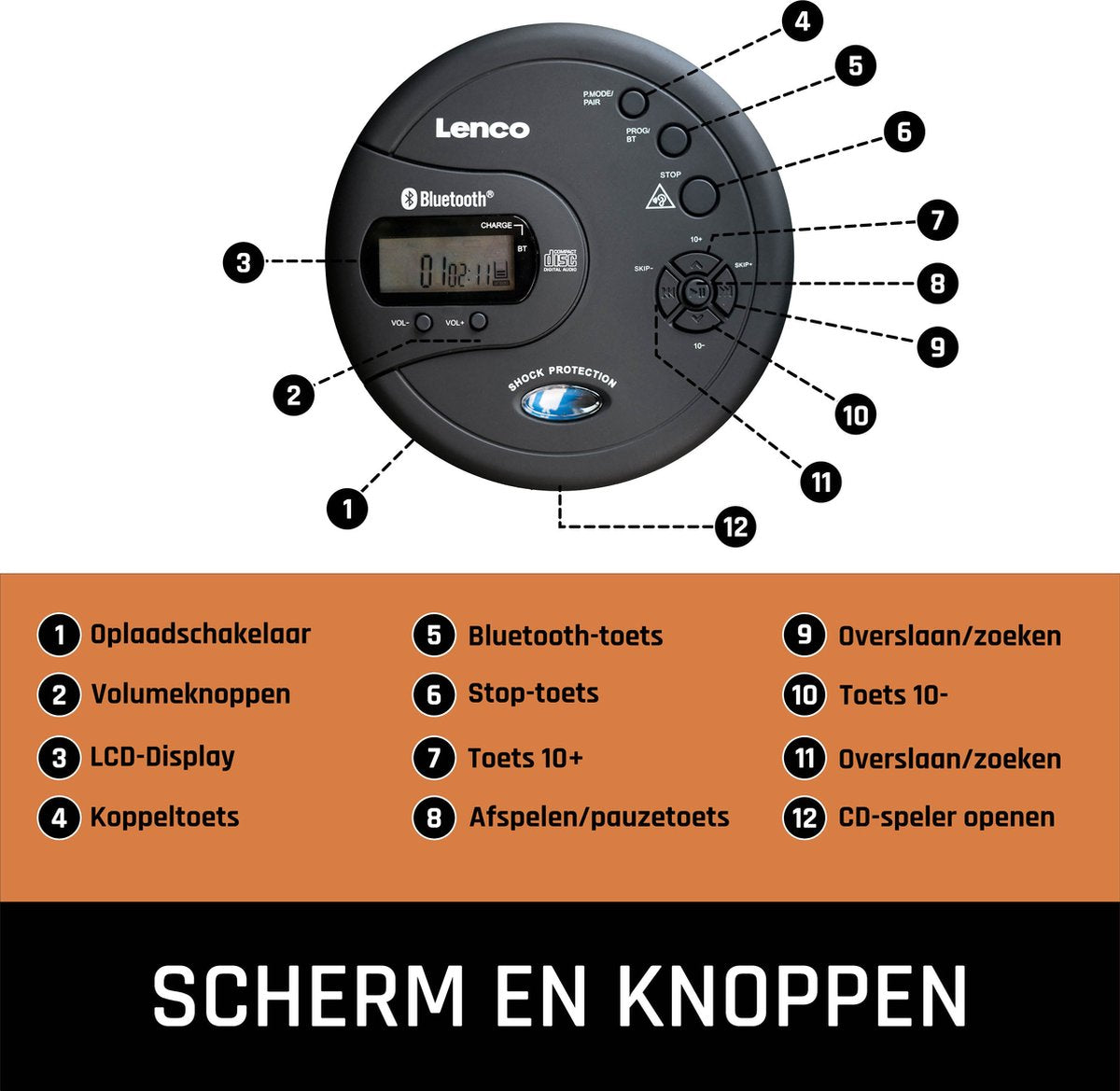 Lenco CD-300BK – zwart – afbeelding 6