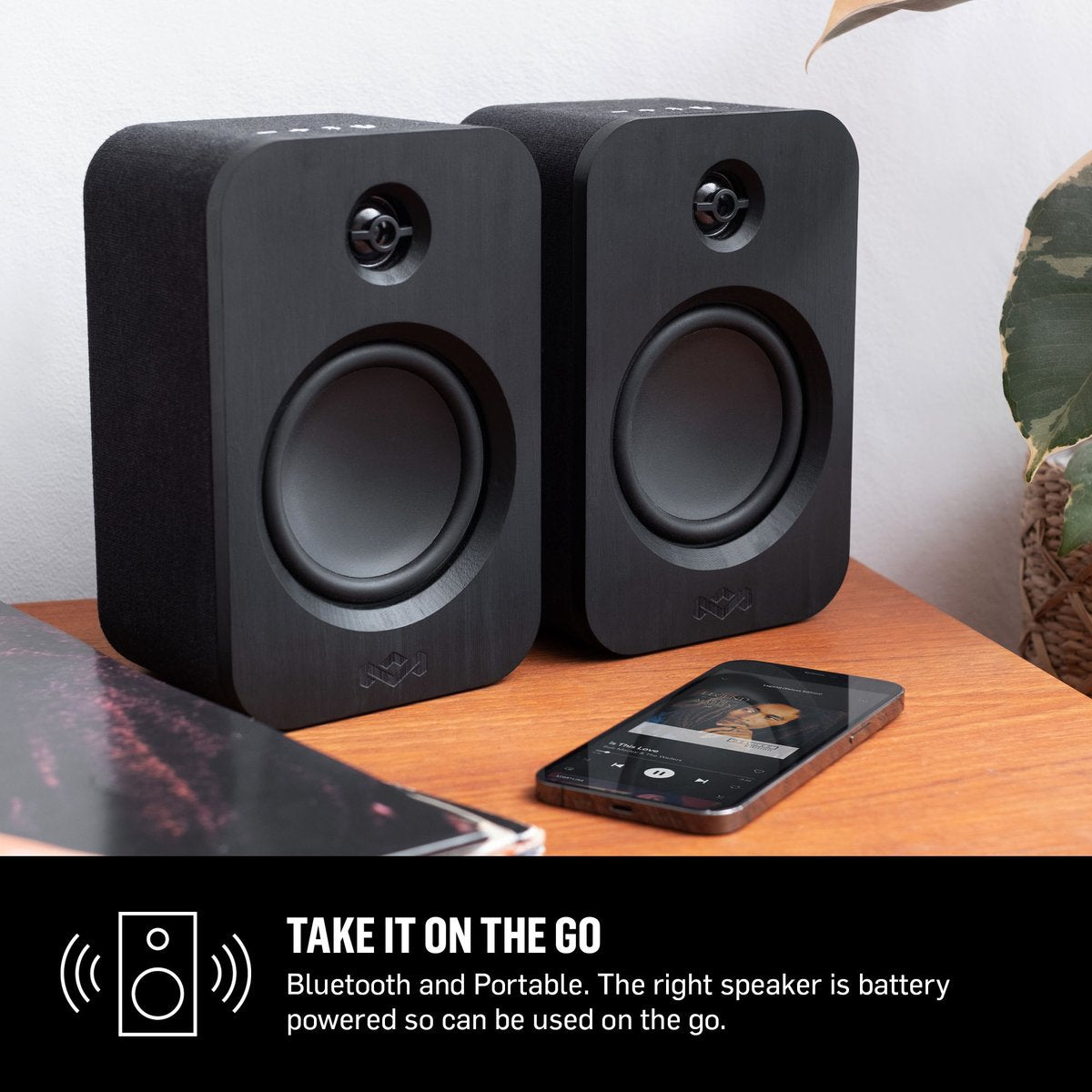 House of Marley Get Together Duo – zwart (paar) – afbeelding 4