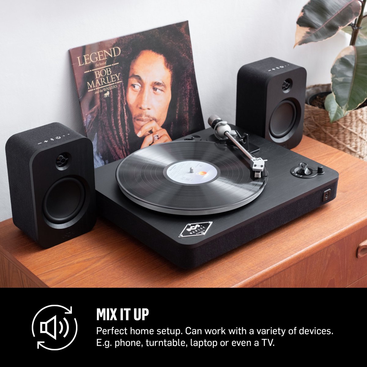 House of Marley Get Together Duo – zwart (paar) – afbeelding 5