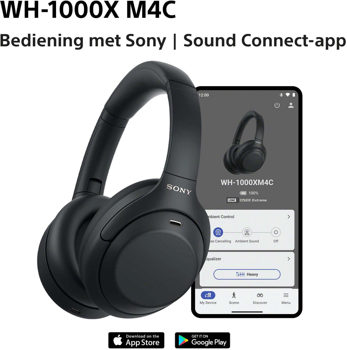 Sony WH-1000XM4C (2026) – zwart – afbeelding 14
