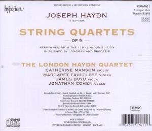 London Haydn Quartet – Haydn: String Quartets, Op. 9 | 0034571176116 | extra productbeeld