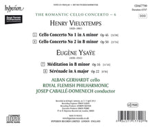 Gerhardt, Alban – Vieuxtemps: Cello Concerto No.1 & No. 2 / Ysaye: Mediation Op. 16 | 0034571177908 | extra productbeeld