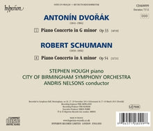 Hough, Stephen & Andris Nelsons & City of Birmingham Symphony Orchestra – Dvorak & Schumann: Piano Concertos | 0034571280998 | extra productbeeld