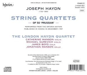 London Haydn Quartet – Haydn: String Quartets, Op. 50 "Prussian Quartets" | 0034571281223 | extra productbeeld