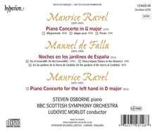 Osborne, Steven & Bbc Scottish Symphony Orchestra & Ludovic Morlot – Ravel: Piano Concertos; Falla: Nights In the Garde | 0034571281483 | extra productbeeld