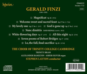 Choir of Trinity College Cambridge & Stephen Layton – Finzi: Choral Works | 0034571282220 | extra productbeeld