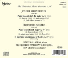 Callaghan, Simon & Bbc Scottish Symphony Orchestra – Rheinberger & Scholz: Piano Concertos (Hyperion Ro | 0034571282251 | extra productbeeld