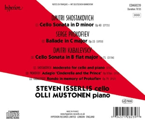 Isserlis, Steven – Cello Sonatas | 0034571282398 | extra productbeeld